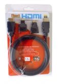 CABO HDMI 3 MTS COM 2 PLUGS ADICIONAIS